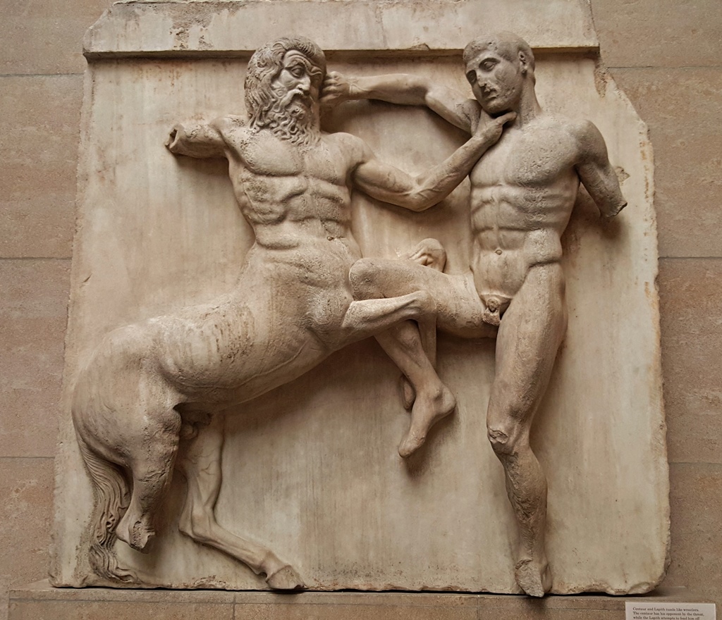 Lapith Fighting with Centaur